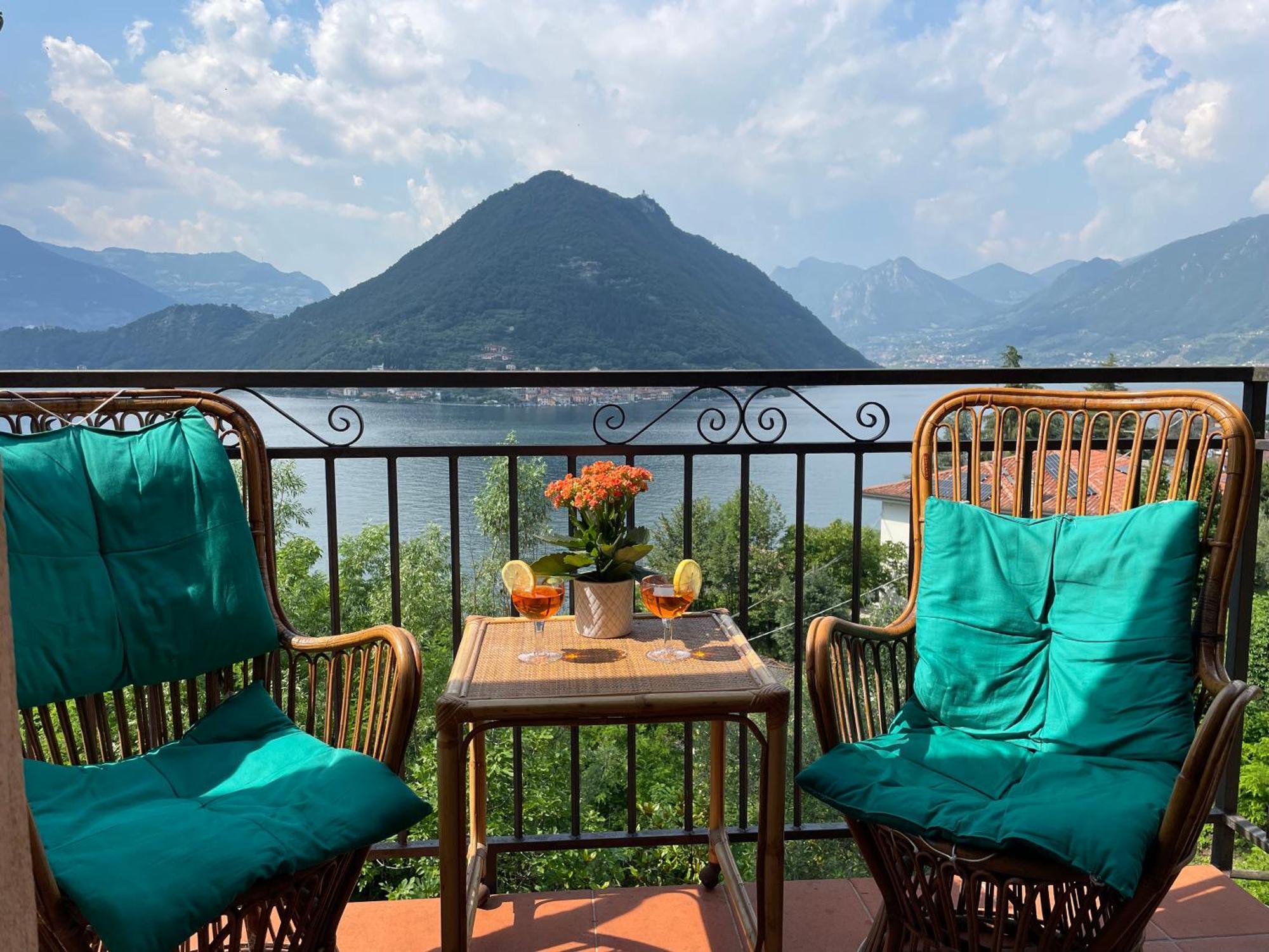 Appartamento Lake View Di Villa Giuliana Сулцано Екстериор снимка